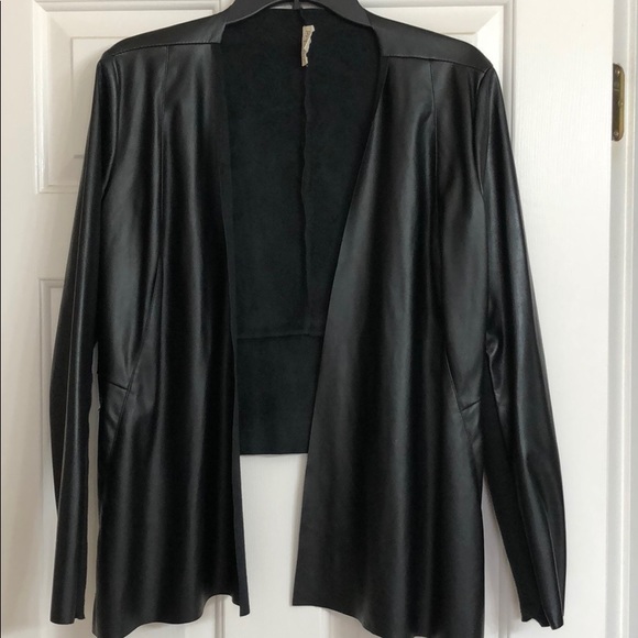maison jules leather jacket